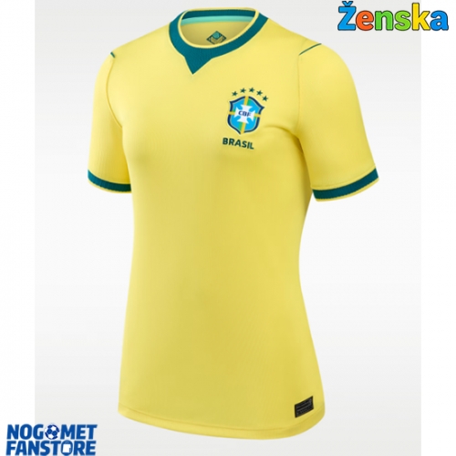 Brazil Domaci Dres za Ženska SP 2026 Kratak Rukav